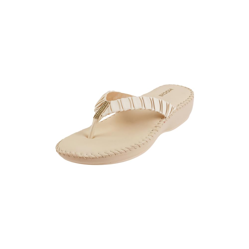 mochi Women Casual Comfort Slip-on Sandal with Embellished Accent-picture-23