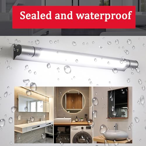 Luz espejo baño LED impermeable IP44 con ángulo ajustable y base de aluminio 3