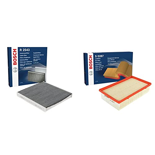Bosch R2543 Innenraumfilter mit Aktivkohle & F 026 400 287 Luftfilter