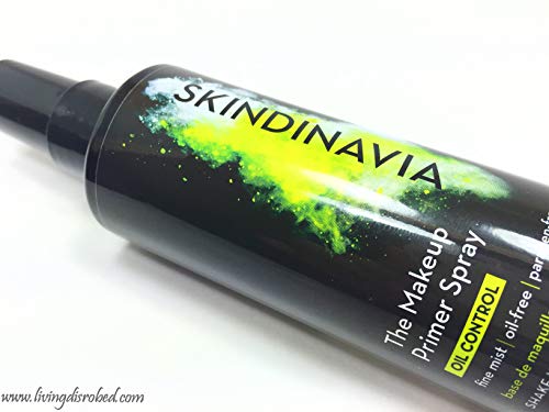 Skindinavia Makeup Primer Spray Oil Control, 8 Oz, 236 Ml - Matte Beauty Control Pore-Minimizing Shine Paraben-Free Silicone-Free Cruelty-Free Extreme Longwear Long-Lasting Make Up #TOP2