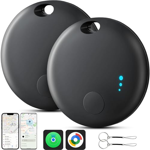 【Gioca il Suono e Trovalo】Il design dell'air tracker è elegante e funzionale, con un fattore di forma sottile e compatto che si adatta perfettamente ai portachiavi, borse o qualsiasi altro oggetto che si desidera tenere d'occhio. All'interno di un raggio Bluetooth (100 m), è possibile attivare il suono tramite l'app Trova il mio iOS o Google Trova Hub per trovare il cercatore di oggetti se è sepolto da qualche parte.
