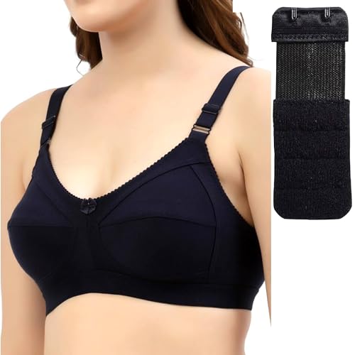 Image of ELEG & STILANCE Women's Full Coverage Non-Padded Wire-Free Shaper Bra | Seamless Stretchable Cotton Bra with Adjustable Straps for Everyday Comfort