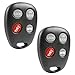 Car Key Fob Keyless Entry Remote fits 2000 2001 2002 2003 2004 Saturn L200, LW200, L300, LW300 (LHJ009), Set of 2