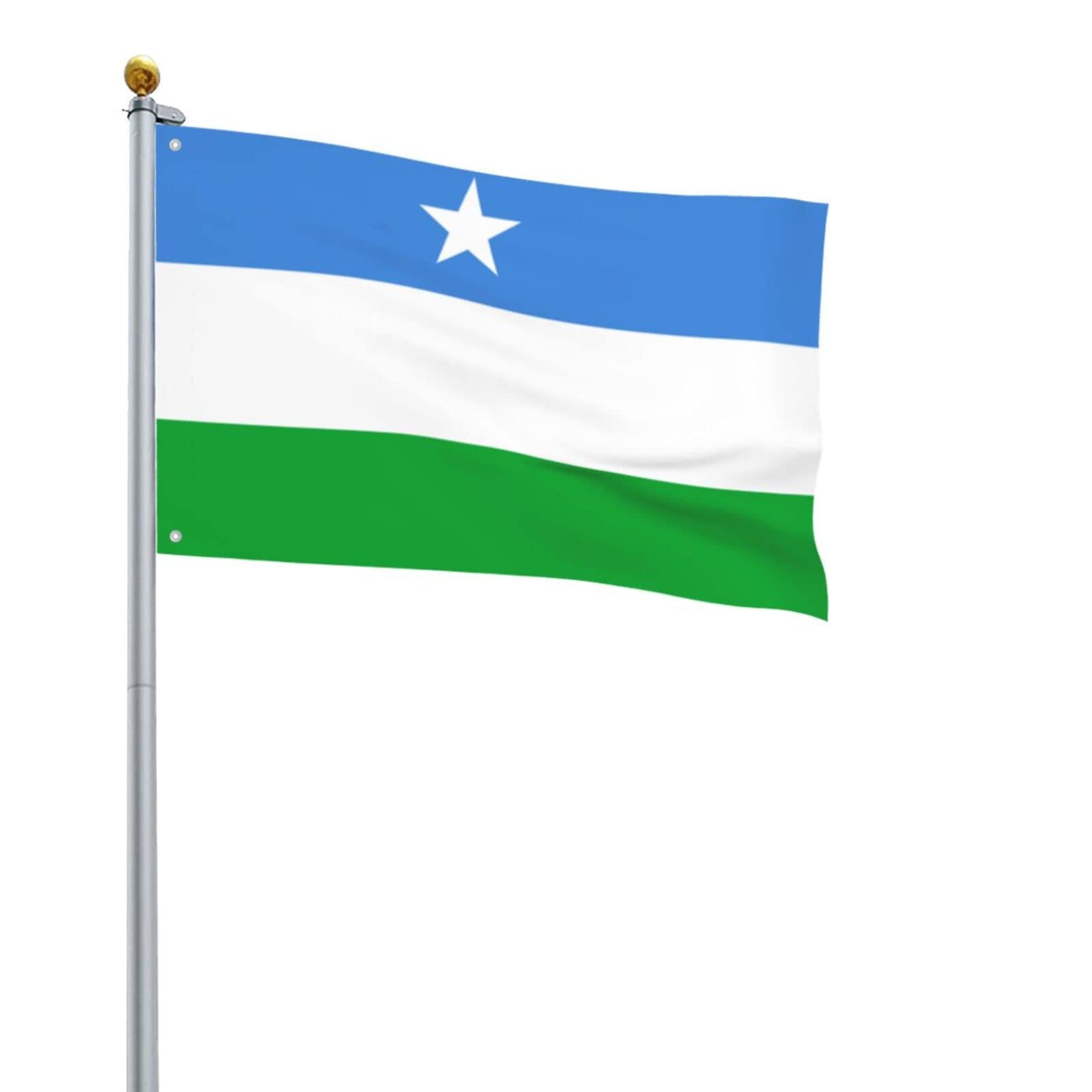 Flag of Puntland Flag Banner 3x5ft Single Side Printing