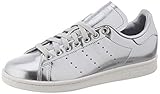 Sportschuhe adidas Damen Stan Smith W Gymnastikschuh, Silver Metallic/Silver Metallic/Crystal White, 39 1/3 EU