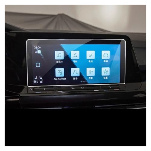 Film protection Golf 8 anti-rayures en verre haute sensibilité pour compteur de voiture VW