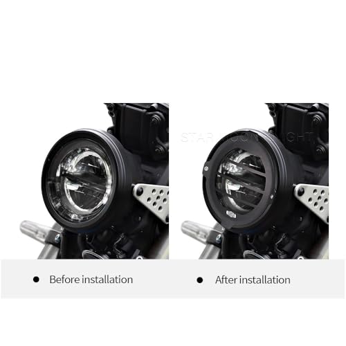 Cache phare pour XSR 700 Legacy 2023- Grille moto noire