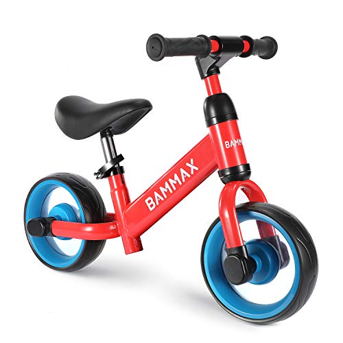 Bammax Baby Balance Bike, Kids Training Bike Toddler Riding Scooter Bicycle Riding Toys No-Pedal Baby Walker First Bike Inflation-Free Lightweight Sport Balance Bike for 2 to 5 Year Infant & Children