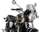 Puig 22453H Getönt New Generation Sport Windschild aus hochfestem PMMA mit aerodynamischem Design zur Verbesserung des Windschutzes, der Stabilität und mit eleganter
