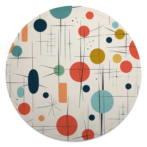 Couverture de plage ronde anti-sable grand format avec franges - 2