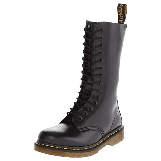 Dr. Martens 1914Z DMC SM-B Unisex vuxen stridskängor, svart, 39 EU