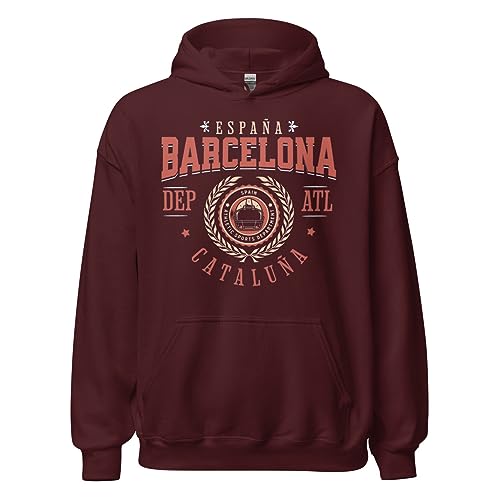 Sweat à capuche Barcelone souvenir d'Espagne idéal pour cadeau unisexe