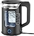 Price comparison product image Electric Kettle, 1.7 Litre, 3000W Fast Boil Glass Tea Kettle Electric with LED Indicator, Cordless Water Kettle, BPA-Free, Auto Shut-Off & Boil-Dry Protection, Keep Warm Function, Black