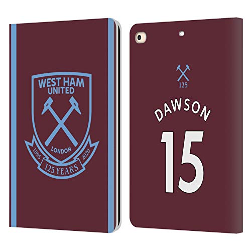 Étui iPad 9.7 West Ham United Craig Dawson Housse Cuir 2017 2018