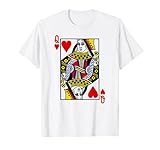Queen of Hearts | Card Suit Halloween Costume Poker T-shirt