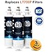 K&J Replacement LG LT700P Compatible Refrigerator Water Filters - LG Water Filter Comparable Replacements for LT700P, ADQ36006101, Kenmore 46-9690, NSF 42 Certified (3 PACK)