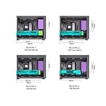JONSBO D31 MESH SC Black Micro ATX PC Case with Screen, M-ATX/ITX Motherboard/Support RTX 4090(335-400mm) GPU 360/280AIO,Power ATX/SFX: 100mm-220mm Multiple Tool-Free Design Computer case - Image 6