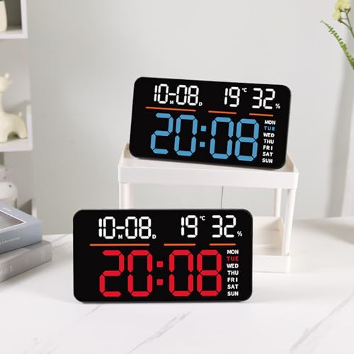 Grande horloge numérique LED murale pour ne plus jamais rater l'heure