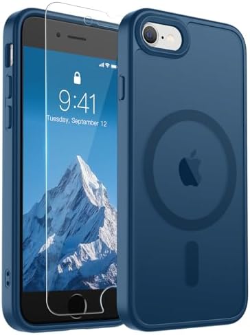 SUPFINE Magnetic for iPhone SE Case 2022 (3rd)/2020 (2nd), iPhone 8 Case