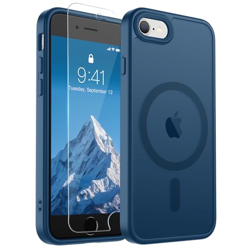 SUPFINE Magnetic for iPhone SE Case 2022 (3rd)-2020 (2nd), iPhone 8 Case