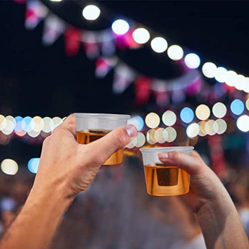 Jolly Chef 200 Disposable Bomber Cups Jager Bomb Shot Glasses Plastic,Heavy Duty, Highly Durable And Reusable Shot Cups - Perfect For Shots… #TOP5