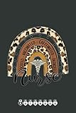  Leopard Rainbow Nurse Life CNA RN Nursing Cute Nurse Notebook: Funny Nursing Student Nurse Composition Notebook Back to School 6x9 Inches 110 Ruled Pages Journal Diary Gift LPN RN CNA School