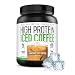 Protein Coffee Iced Coffee, High Protein Coffee, Protein Coffee, Keto Friendly, 18g of Protein, 2g Carbs, All Natural (18 Servings, Chocolate Iced Coffee)