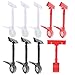 LALAFINA 9pcs Display Board Merchandise Double Head Display Clips Name Badge Holders Sign Display Clip Price Tags Holder Clip-on Holder Hanger Holder Shop Clip Commodity Fruit Abs