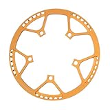 KAHDGSS 45T/47/53/56/58T - Juego de bielas plegables para bicicleta de cadena 130BCD con huecos de disco único