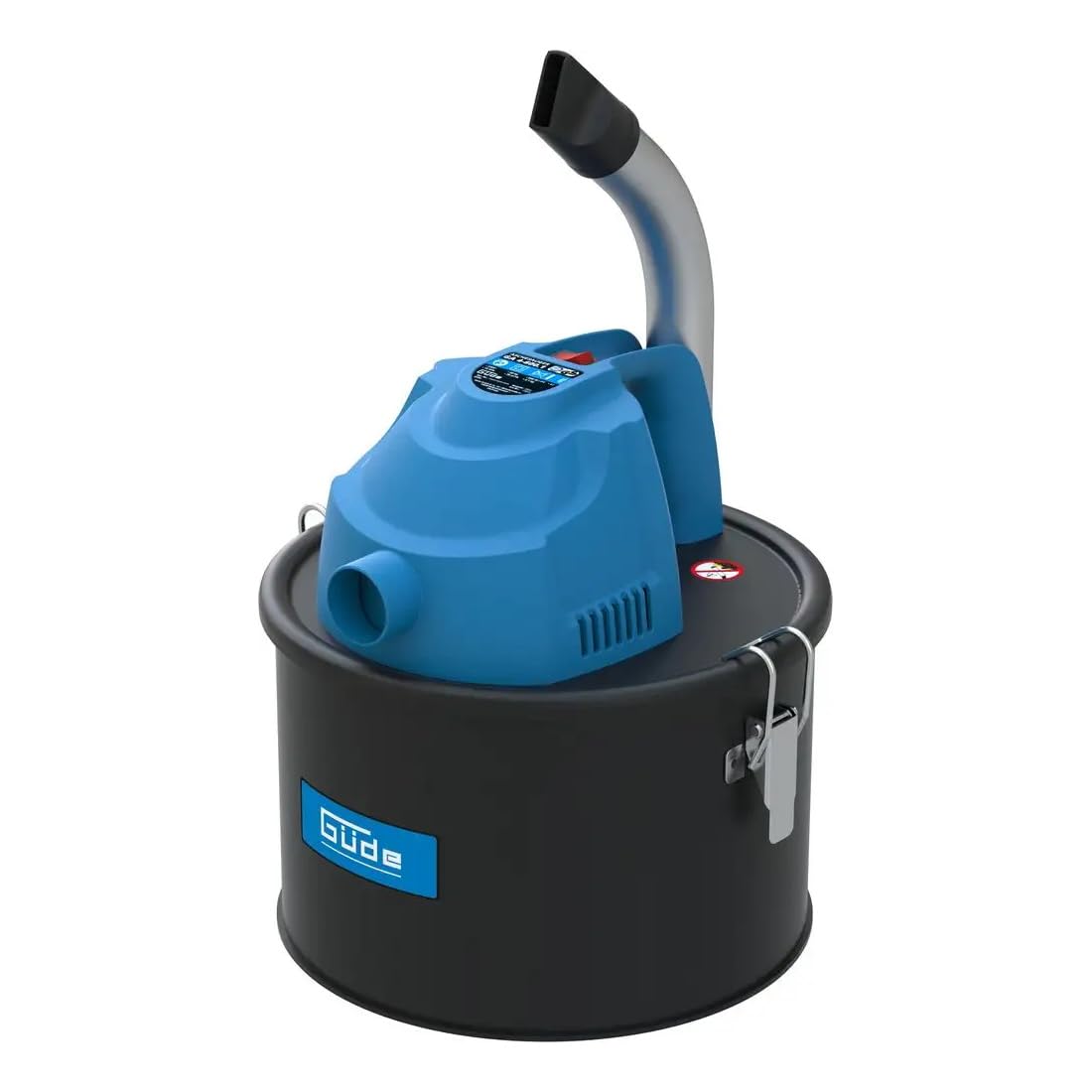 Güde Aspirateur à Cendres GA 4-600.1 17015, Aluminium, Plastique, Bleu, Noir, 600 W