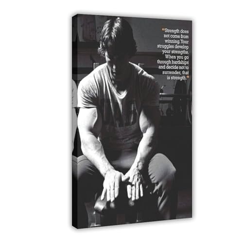 Affiche de musculation inspirante idée cadeau idéale décoration paysage sportif 30x45cm