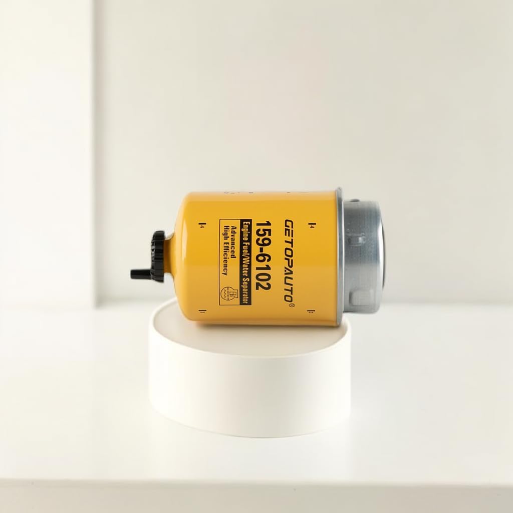 GETOPAUTO 159-6102 Fuel/Water Separator Filter fits for 3546 Compatible with Caterpillar CAT 416B 428B 1005593 1383098 PS9268 P551424