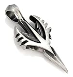 BICO 'Valkyrie' Satin Silver Finished Pendant (E330)