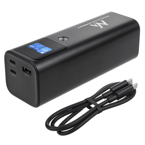 Powerbank 24600mAh con funzione di carica rapida Ingresso e uscita USB C batteria esterna Power Delivery PD 140W 88.56 Wh 2x USB Type-C capacità nominale USB