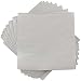 JAM Paper Small Beverage Napkins - 5" x 5" - Silver - 50/Pack