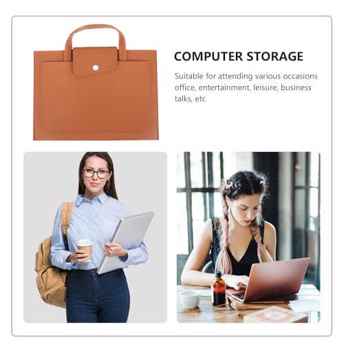 Bolso de computadora de PU fácil de abrir y diseño muy compacto 3