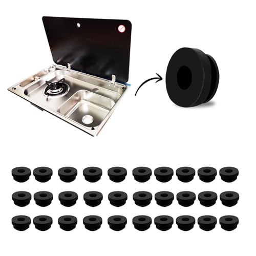 ZUYIST Lot de 30 accessoires pour camping-car, anneau en silicone, résistant à l'huile de silicium, passe-câble à essai de rouille avec boîte carrée en plastique, passe-câble silice compatible avec ZUYIST Lot de 30 accessoires pour camping-car, anneau en silicone, résistant à l'huile de silicium, passe-câble à essai de rouille avec boîte carrée en plastique, passe-câble silice compatible avec