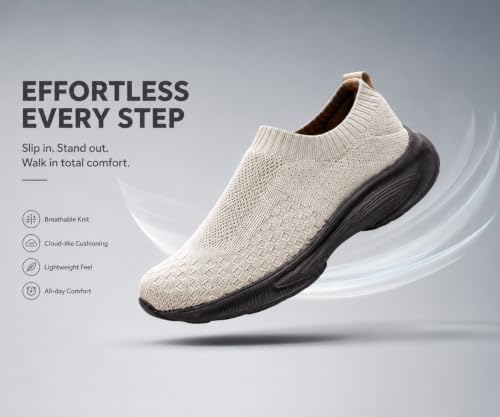 Image of Kraasa Trial Running Shoes with Lightweight Memory Insole | Breathable, Anti-Skid Knit Sneaker, Walking & Gym Shoes