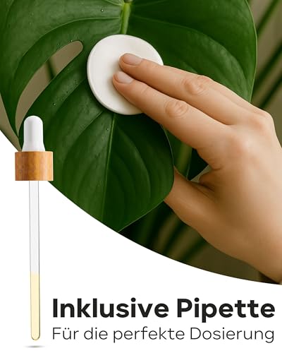 Veda Naturals® Neemöl (100 ml) kaltgepresstes nativ–virgin Niemöl aus Indien–Ayurveda | Mit Sprühpumpe | frei von Farb- und Konservierungsstoffen | Naturpflege gegen Trauermücken | Pflanzenpflege