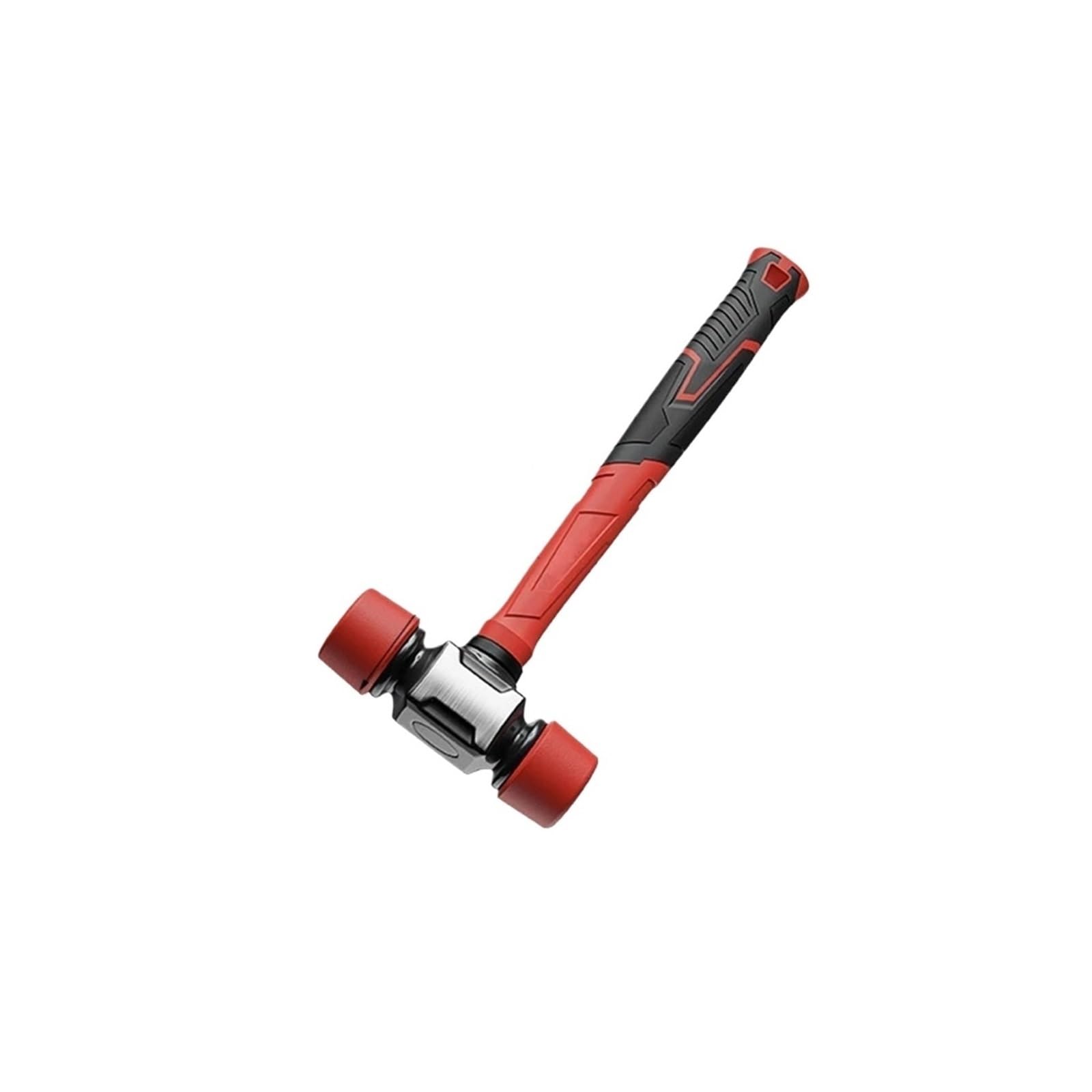 Rubber Hammer Paste Floor Tile Installation Solid Hammerhead with Non-Slip Handle for Woodworking