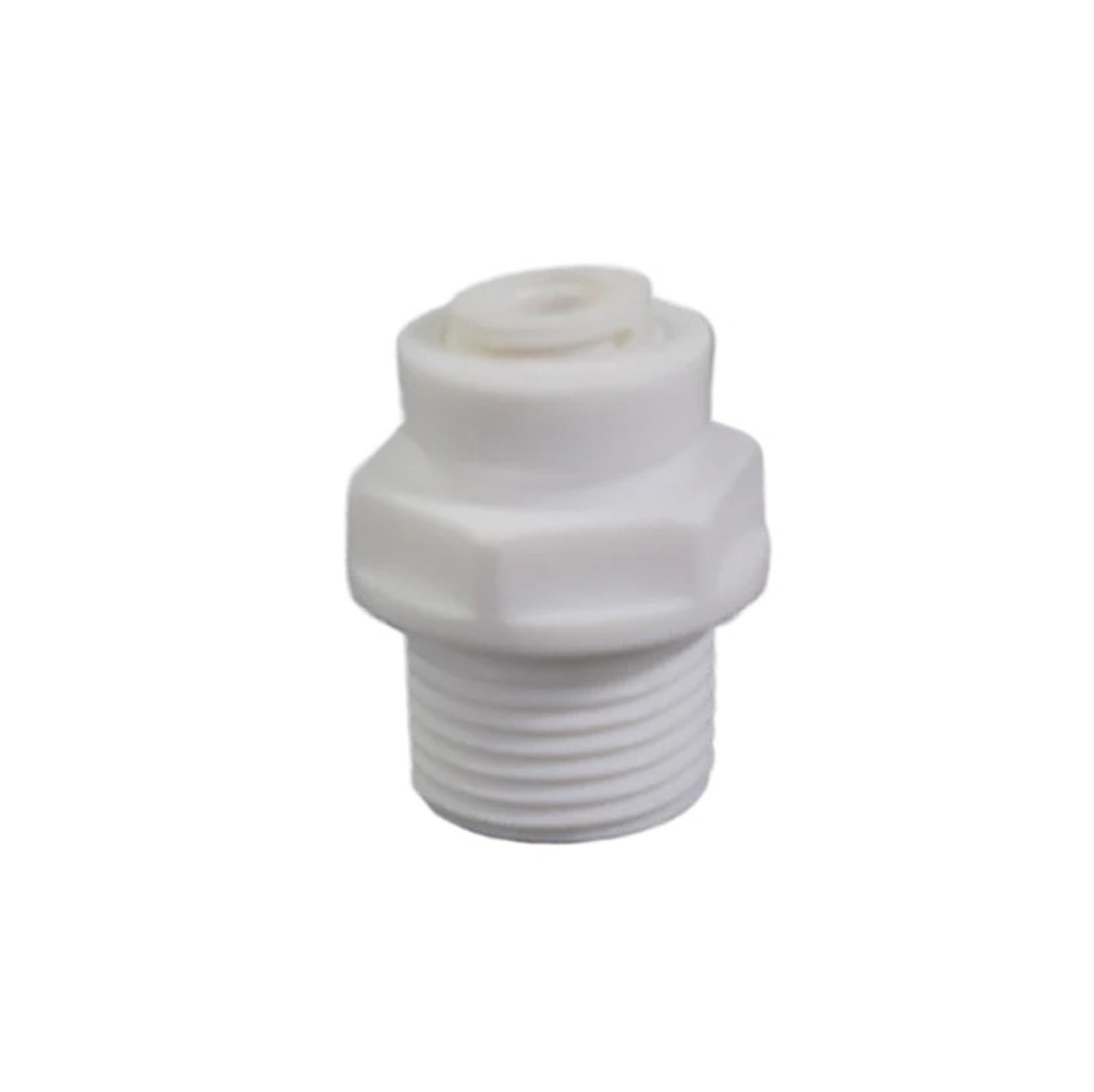 Conector de ósmosis inversa, conexión manguera 1/4 "1/2", conector en T, accesorios tubería plástico agua recta 2 vías(100 PCS)
