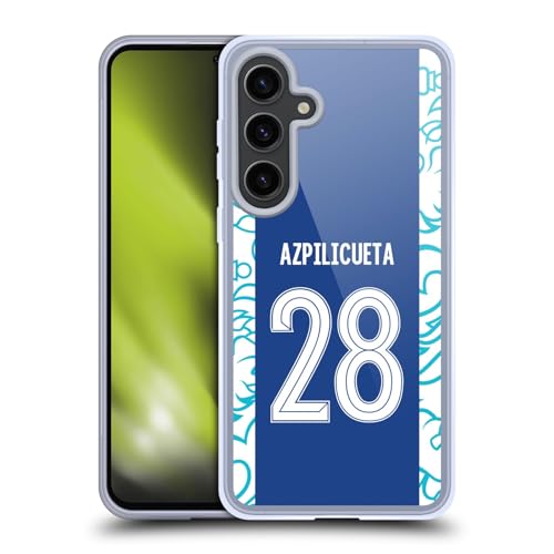 Funda Samsung S24+ Chelsea FC carcasa gel silicona blanda protectora Azpilicueta