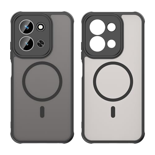 Image of Compatible with REDMI 15C (171mm) Case Cover,Compatible with MagSafe,Anti-Fall,Compatible with Xiaomi Poco C85 4G 25078PC3EE Cell Protective Phone Case Black