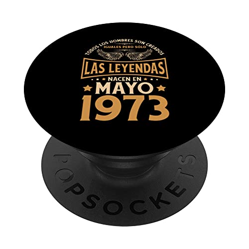 Cumpleaños Hombre Regalos Las Leyendas Mayo 1973 PopSockets PopGrip Intercambiable