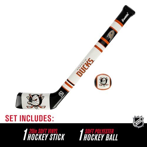 Image of Franklin Sports NHL Team Mini Soft Hockey Stick Set - NHL Team Soft Foam Mini Hockey Stick and Ball - Great Toy for Kids
