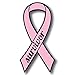 Pink Breast Cancer Survivor Ribbon Car Magnet Decal Heavy Duty Waterproof