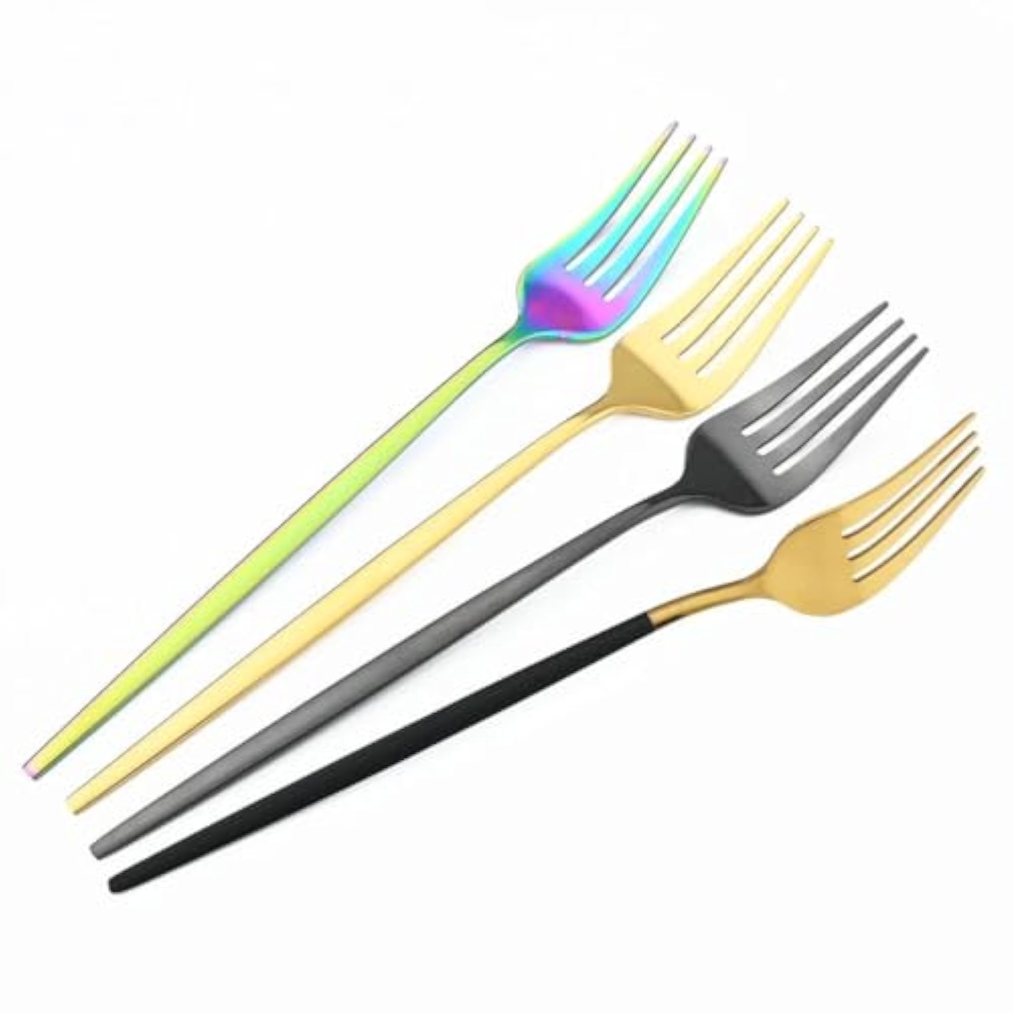 Vibrant 4-Piece Stainless Steel Cutlery Set