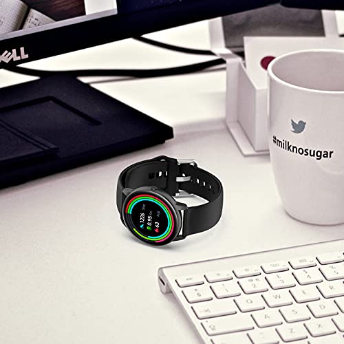 Correa de silicona para reloj YAMAY SW022 Negra miniatura 4