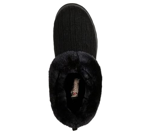 Skechers Skechers Women's BOBS Keepsakes - Ice Angel Mule Slipper, Black/Black, Size 7.5