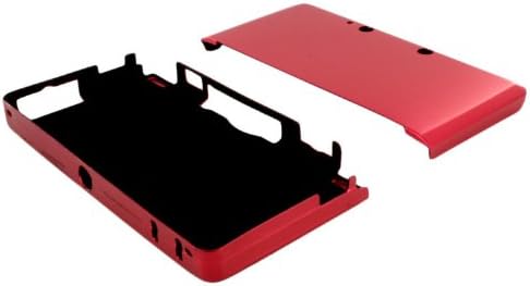 Aluminum Snap-On Case Cover for Nintendo 3DS, Red